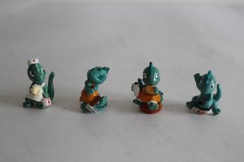Kinder Lézards 1995 Lot de 4