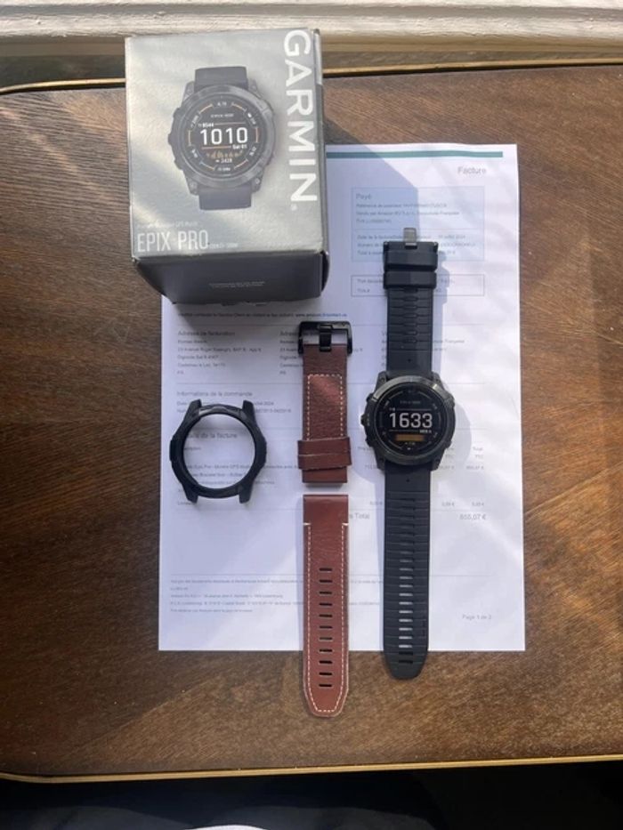 Garmin Epix Pro Gen 2 51mm + accessoires & facture - photo numéro 2
