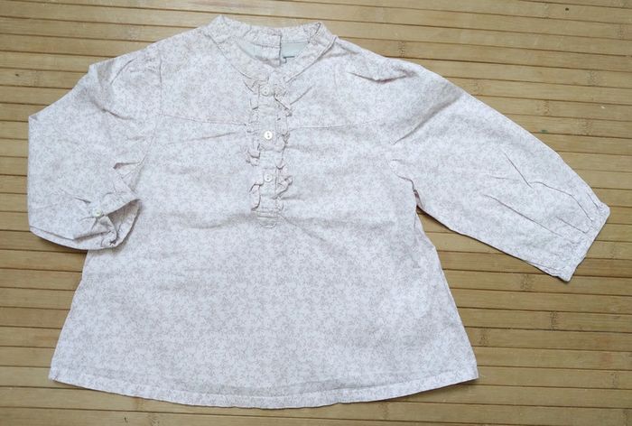 Cyrillus blouse fleurs liberty 18 mois
