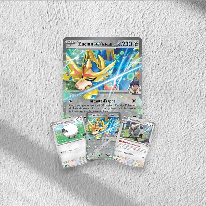 Pokémon 🇫🇷 - Coffret Zacian-ex de Nabil | EV09 | Aventures Ensemble | Écarlate & Violet [Scellé] - photo numéro 4