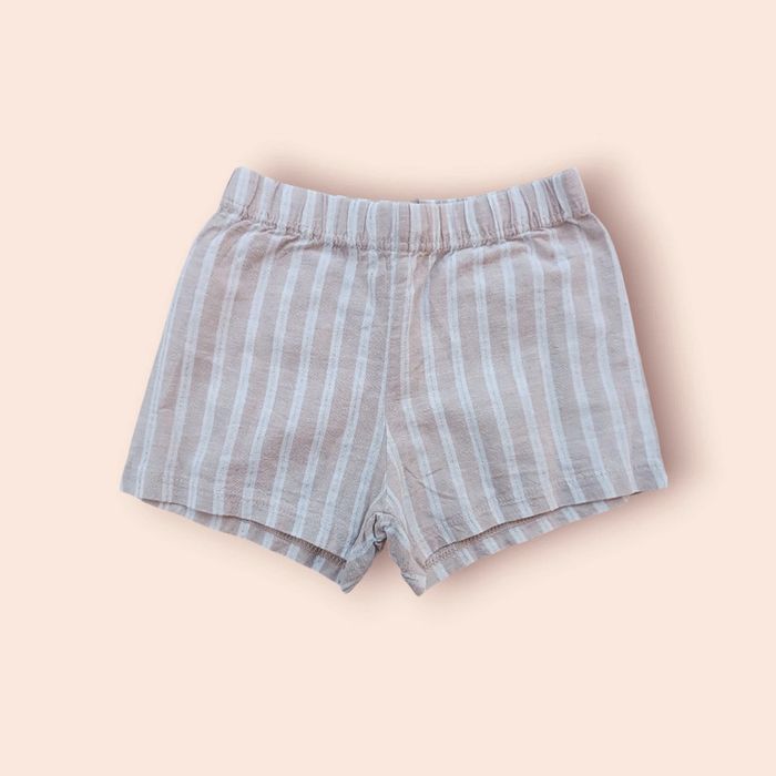 🔸Short Brillant Coton et Lin Fille - 12 Mois🔸