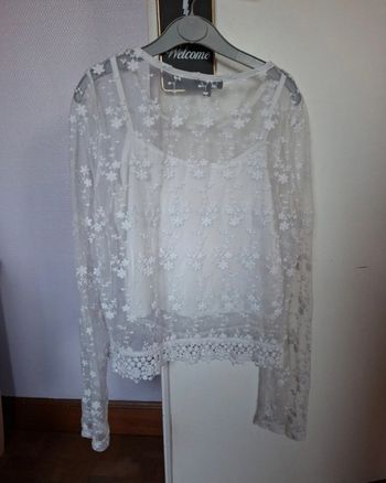 Blouse blanche Jennyfer