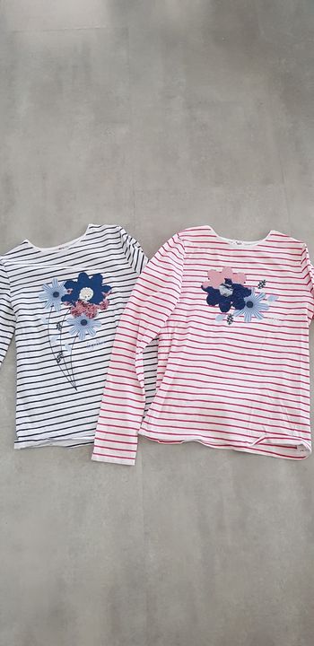 Lot 2 tee-shirts okaidi 14 ans