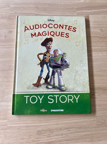 Livre Disney Audiocontes Magiques n°8 – Toy Story – Bon État (Sans Figurines)