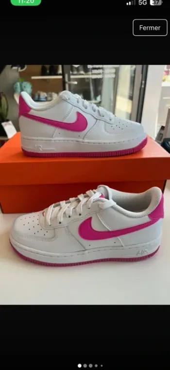 Nike Air Force 1 White Pink 38,5
