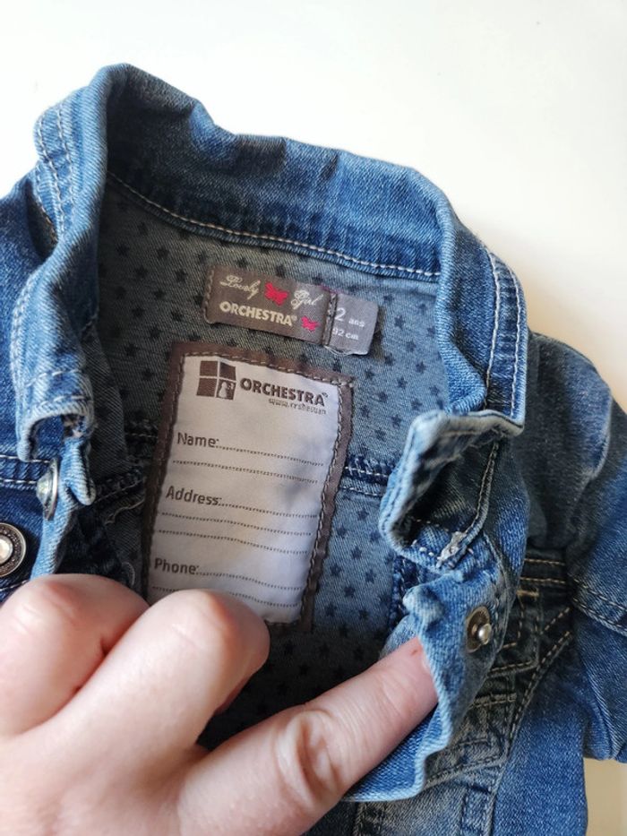 veste en jean orchestra - photo numéro 2