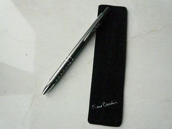 Stylo argenté Pierre Cardin