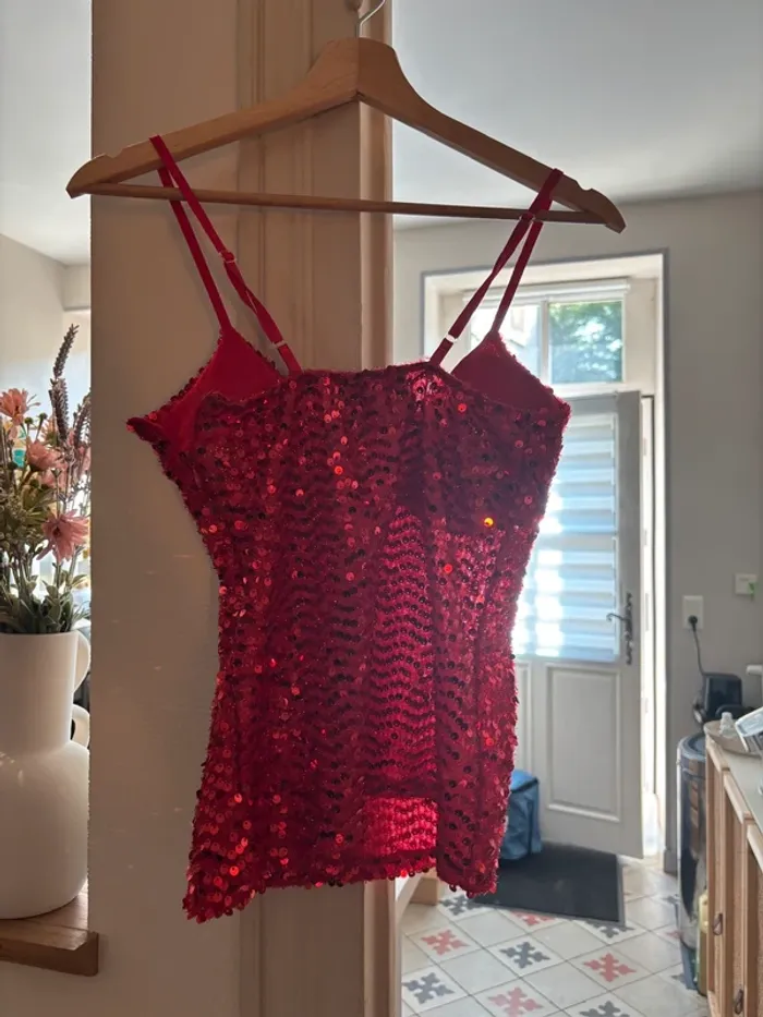 Top à sequins New Collection - Taille S - photo numéro 2