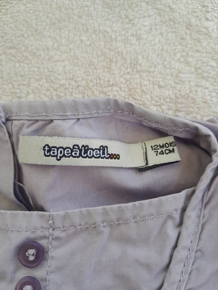 Robe tape a l'œil 12mois - photo numéro 2