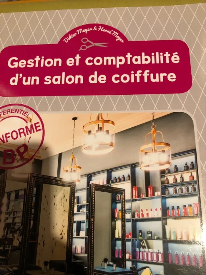 Cahier livre brevet gestion et comptabilité d’un salon de coiffure - photo numéro 3