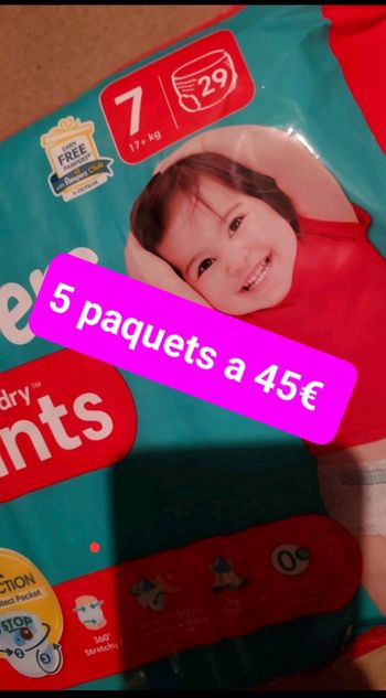Pampers taille 7