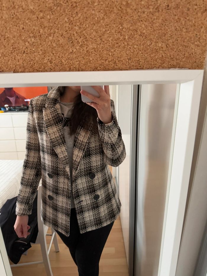 Magnifique blazer pied de poule / Taille 36 - photo numéro 9