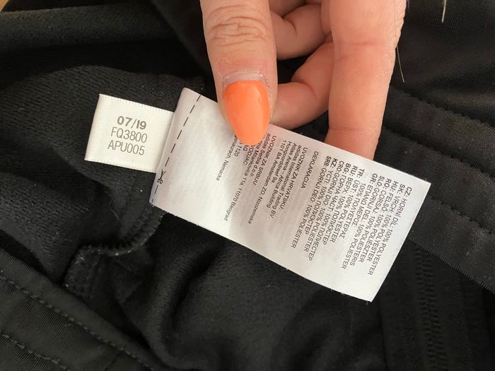 Veste de sport Adidas noir – 7/8 ans - photo numéro 5