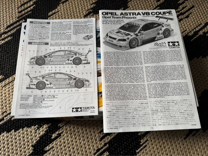 Maquette Tamiya - Opel Astra V8 Coupé 1/24 - photo numéro 9