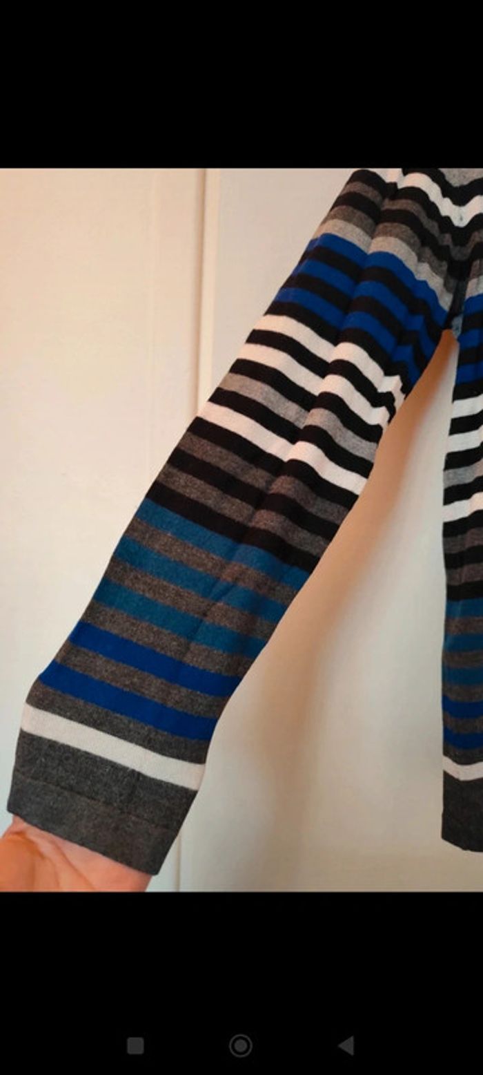 Sous pull rayé multicolore taille S - photo numéro 4