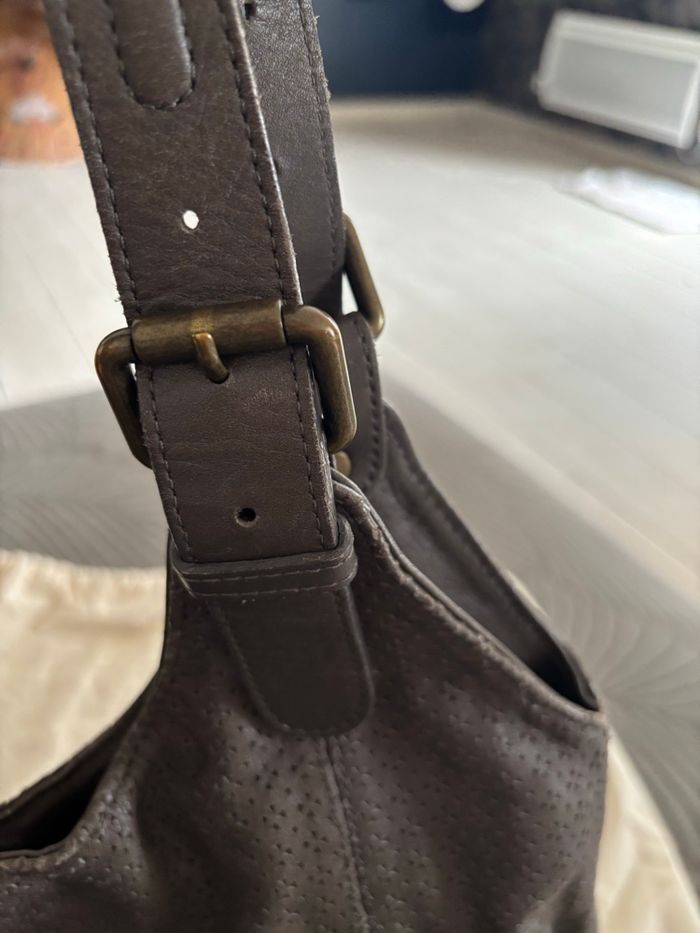 Sac cuir marron authentique Gerard Darel # - photo numéro 3