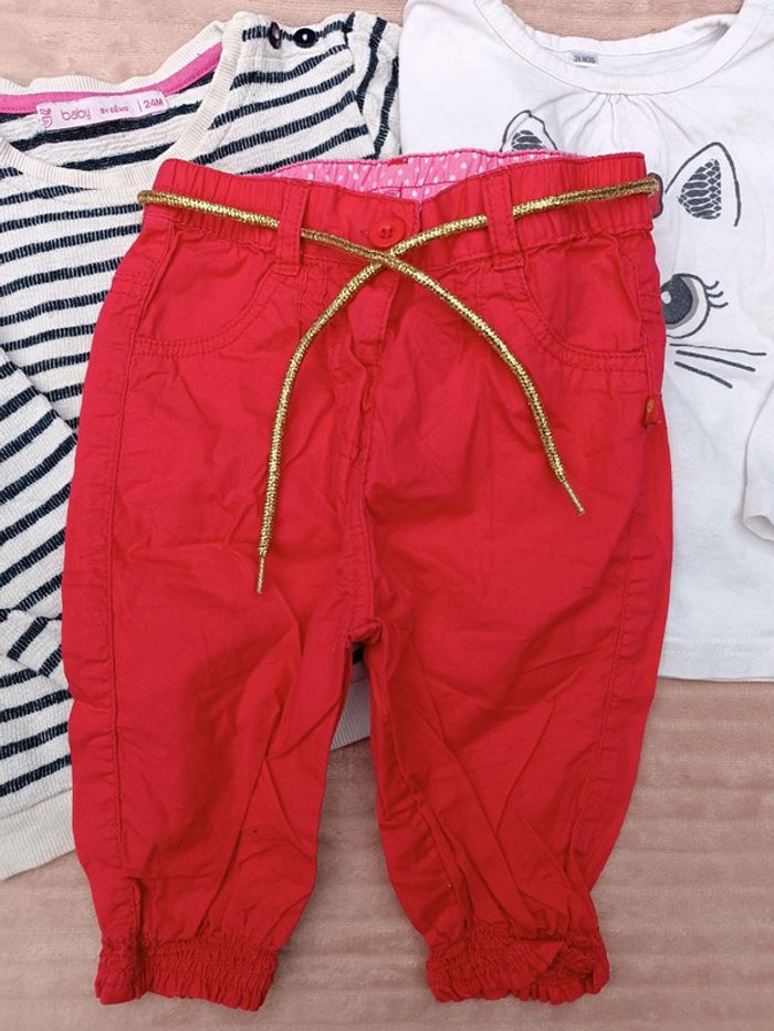 🔸Lot 3 Vêtements Fille - 24 Mois 🔸 - photo numéro 2