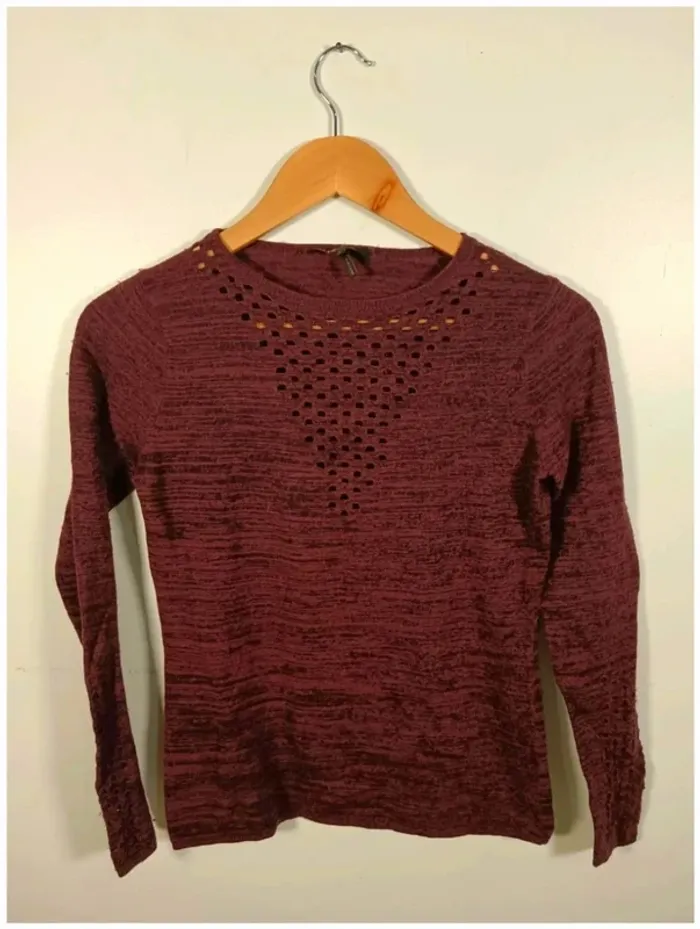 C5 pull violet Maje T2