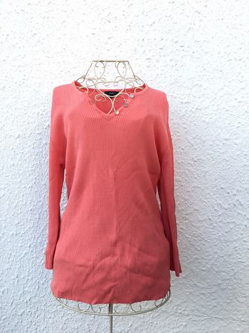 Tee shirt rose mi manche
