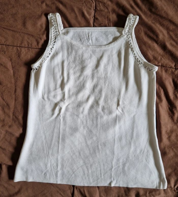 Débardeur femme Blanc, Taille M