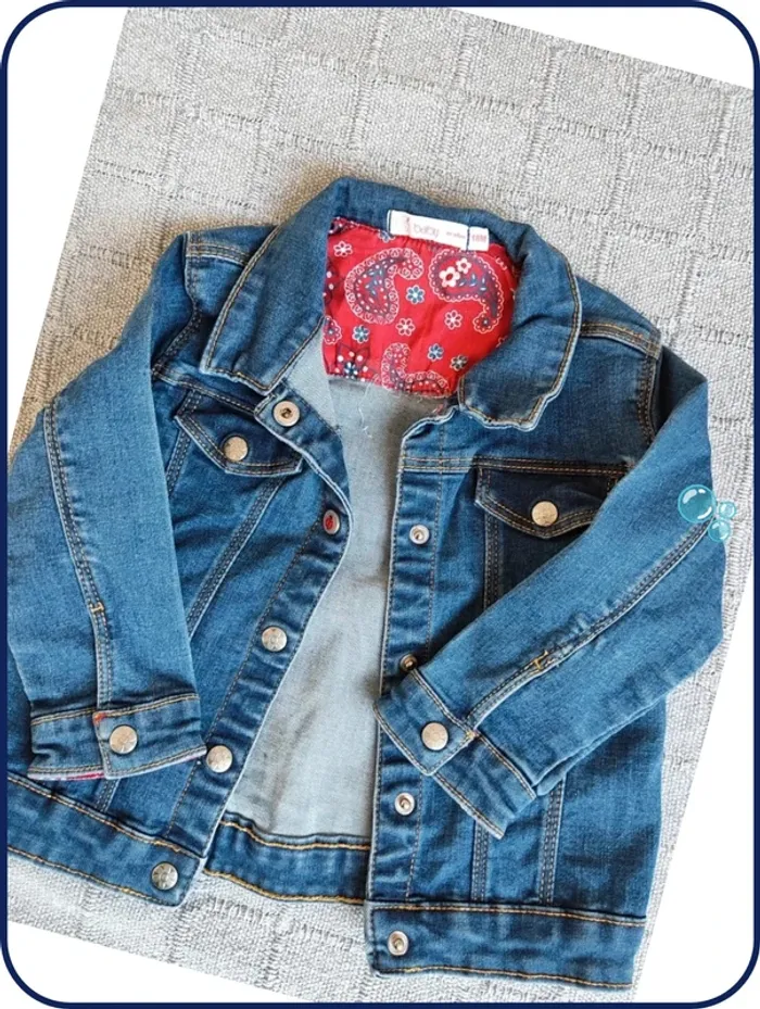 Veste en jeans fille