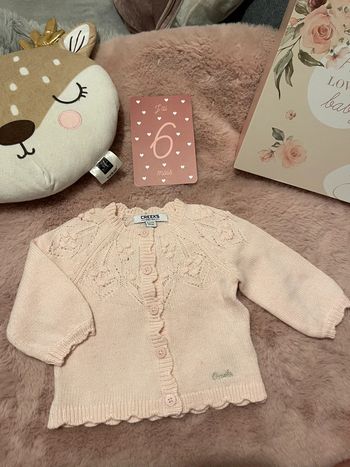 Gilet rose creeks 6mois