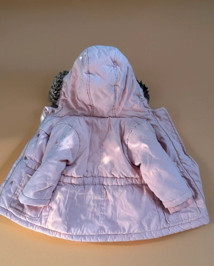 Manteau fourrure rose Vertbaudet - photo numéro 3
