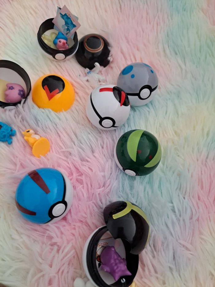 Lot de pokeball pokemon - photo numéro 3