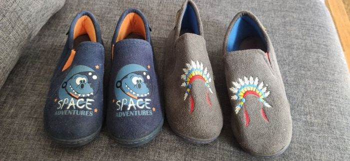 Lot après chaussons garçon isotoner