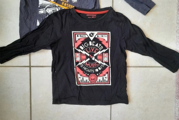 Lot de 3 tee-shirts manches longues - photo numéro 2