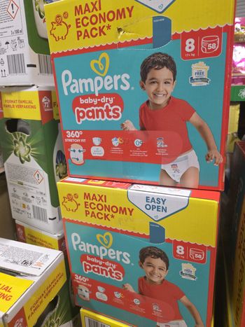 2 cartons pampers baby dry pants T8