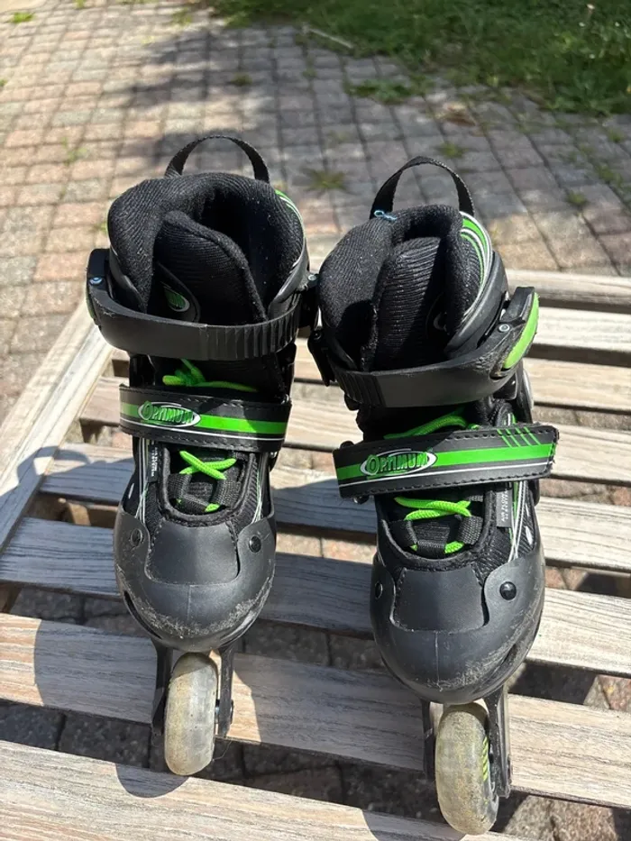 Patins à Roulettes Optimum - Taille Réglable 28-31 - Idéaux pour Débuter ! 🚀 - photo numéro 3