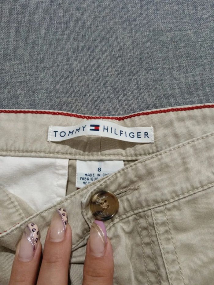 C61 pantalon beige Tommy Hilfiger 40 - photo numéro 3