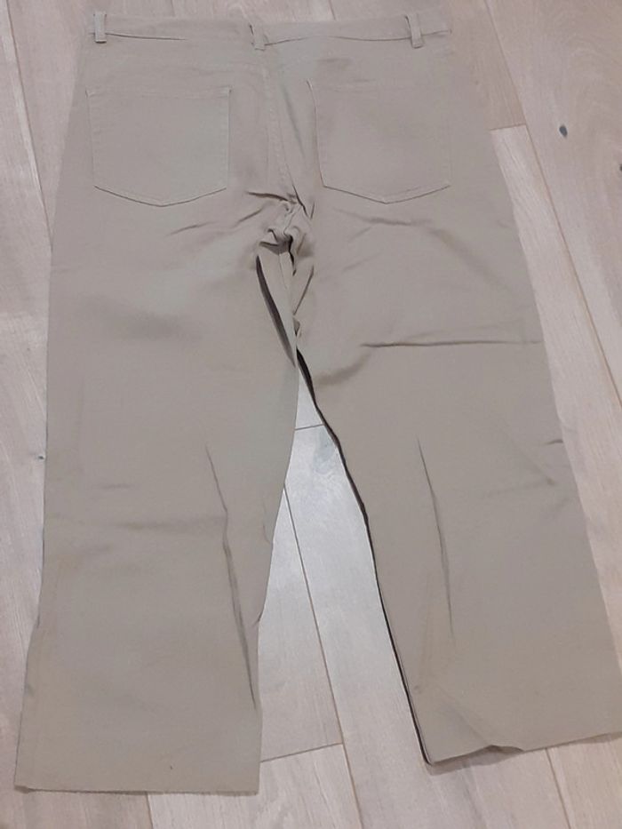 Jeans pour homme beige foncé kiabi taille 46 - photo numéro 2