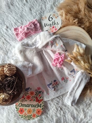 Ensemble complet DPAM fille 6 mois 🎀