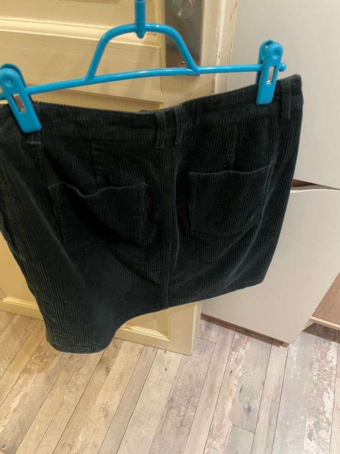 Vends jupe velours verte