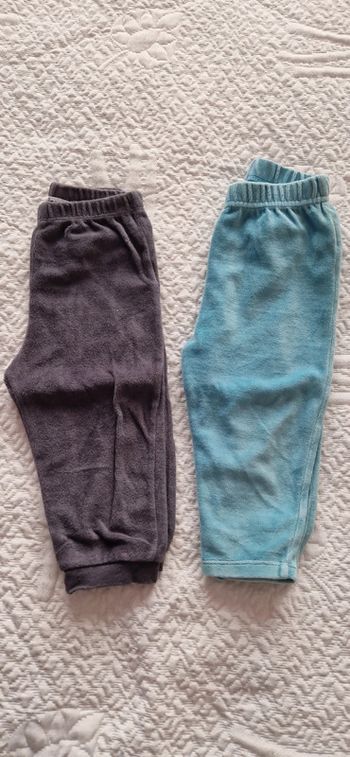 Lot de 2 bas pyjamas 18 mois