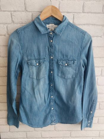 Chemise en jeans H&M taille 34 / XS