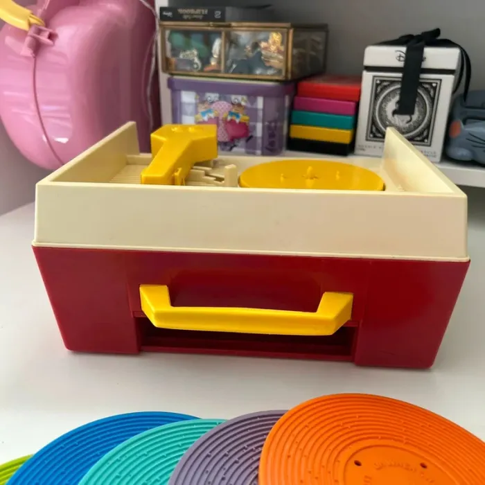 Tourne-disque fisher-price vintage - photo numéro 5
