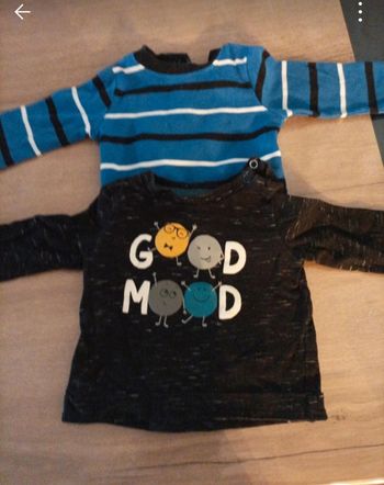 Lot de 4 t-shirt manche longue 3 mois