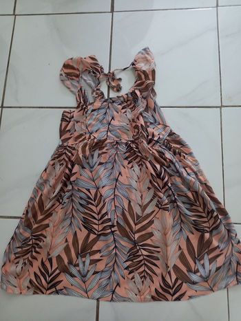 Robe d ete fille acheter a tahiti taille 8 ans matiere viscose