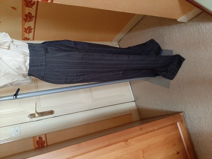 Morgan - Pantalon large gris foncé T38 - photo numéro 6