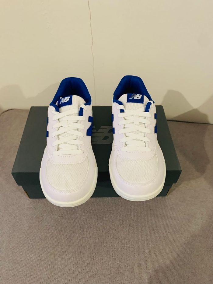 Basket new balance 300 blanc et bleu - photo numéro 5