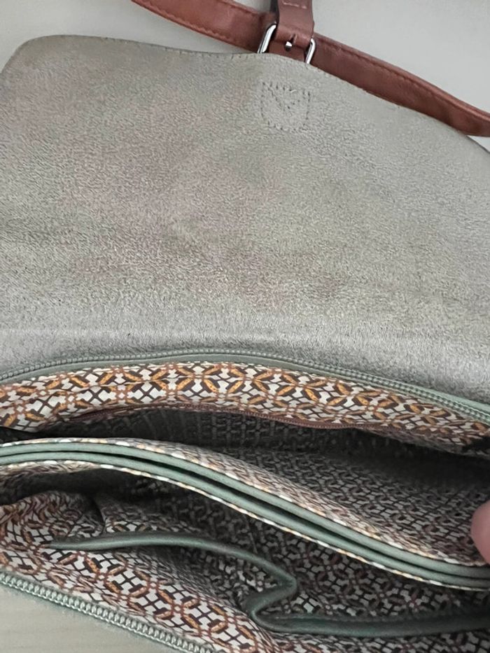 Sac à mains pochette vert neuf jamais utilisé - photo numéro 3
