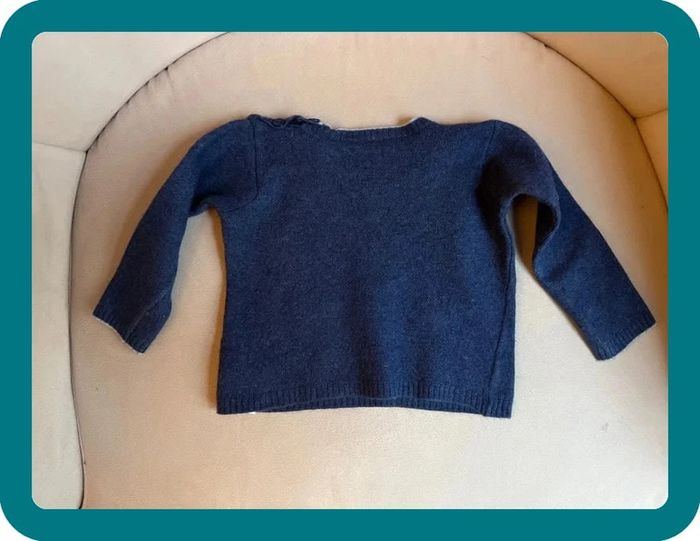Pull oursons laine et cachemire - 12 mois - photo numéro 5