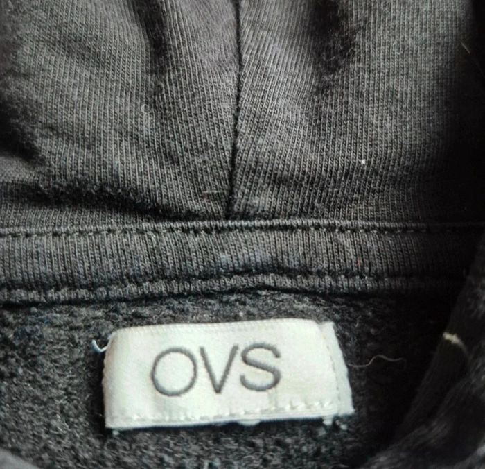 Pull à capuche léger OVS Taille XS 14/16 ans Noir A20 - photo numéro 5