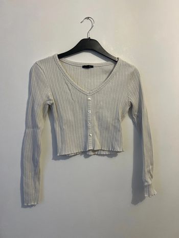 T-shirt blanc, court Kiabi