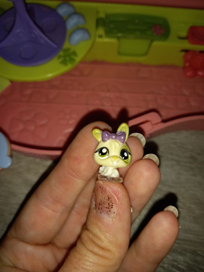 mini petshop lapin avec sa maison hasbro - photo numéro 2