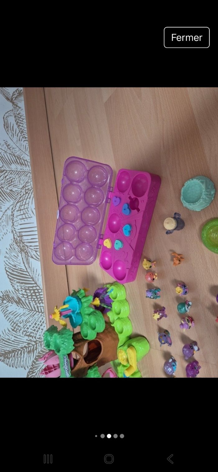 Lot Arbre,cascade,  panier hatchimals - photo numéro 4
