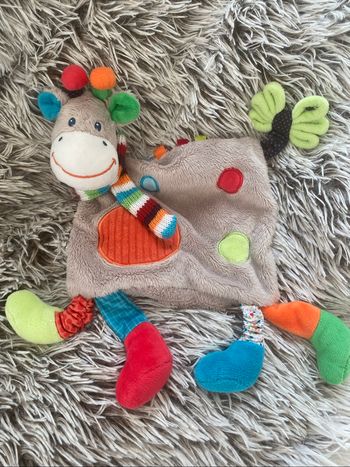 Doudou vache girafe kiabi